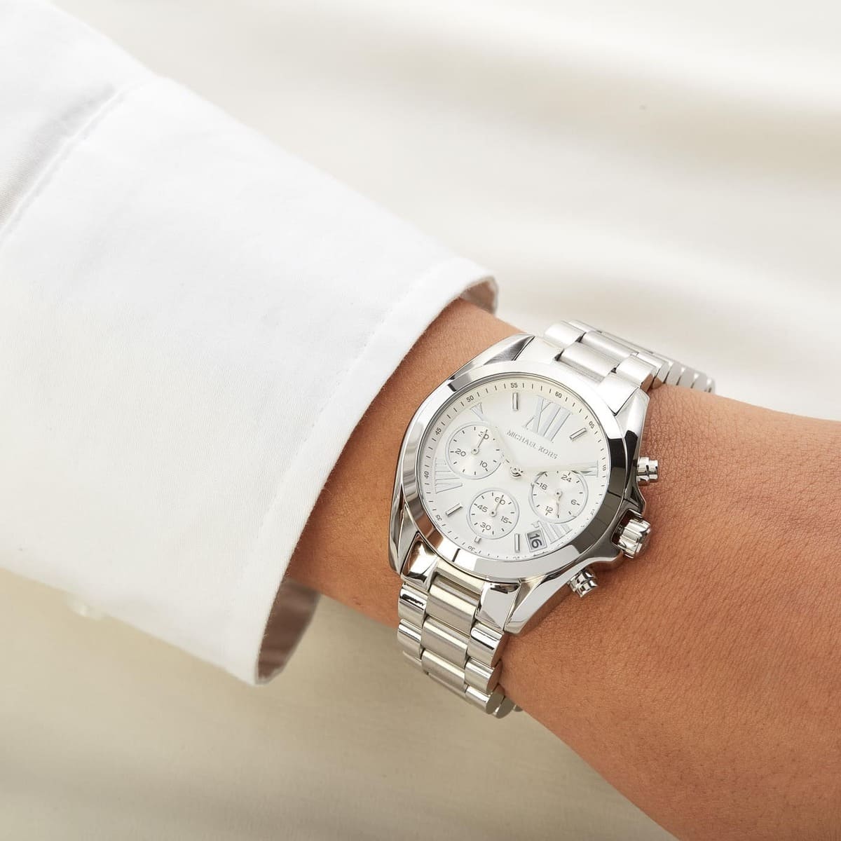 Michael Kors MK6174 Mini Bradshaw Women's Silver Watch