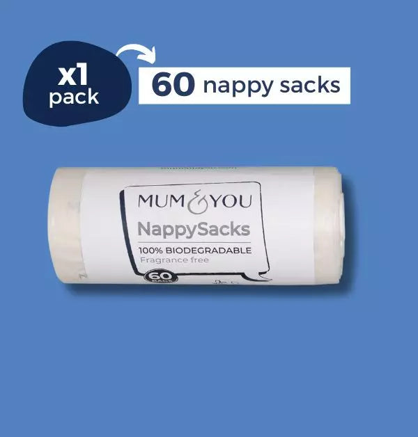 100% Biodegradable Nappy Sacks 4 Pack