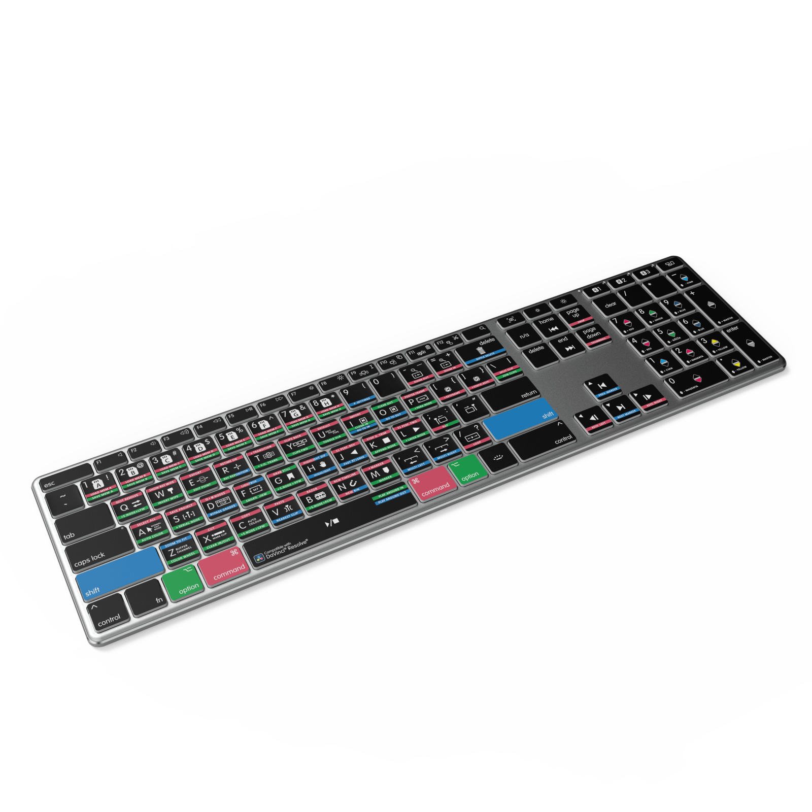 NEW Davinci Resolve Keyboard | Backlit & Wireless | Mac and PC