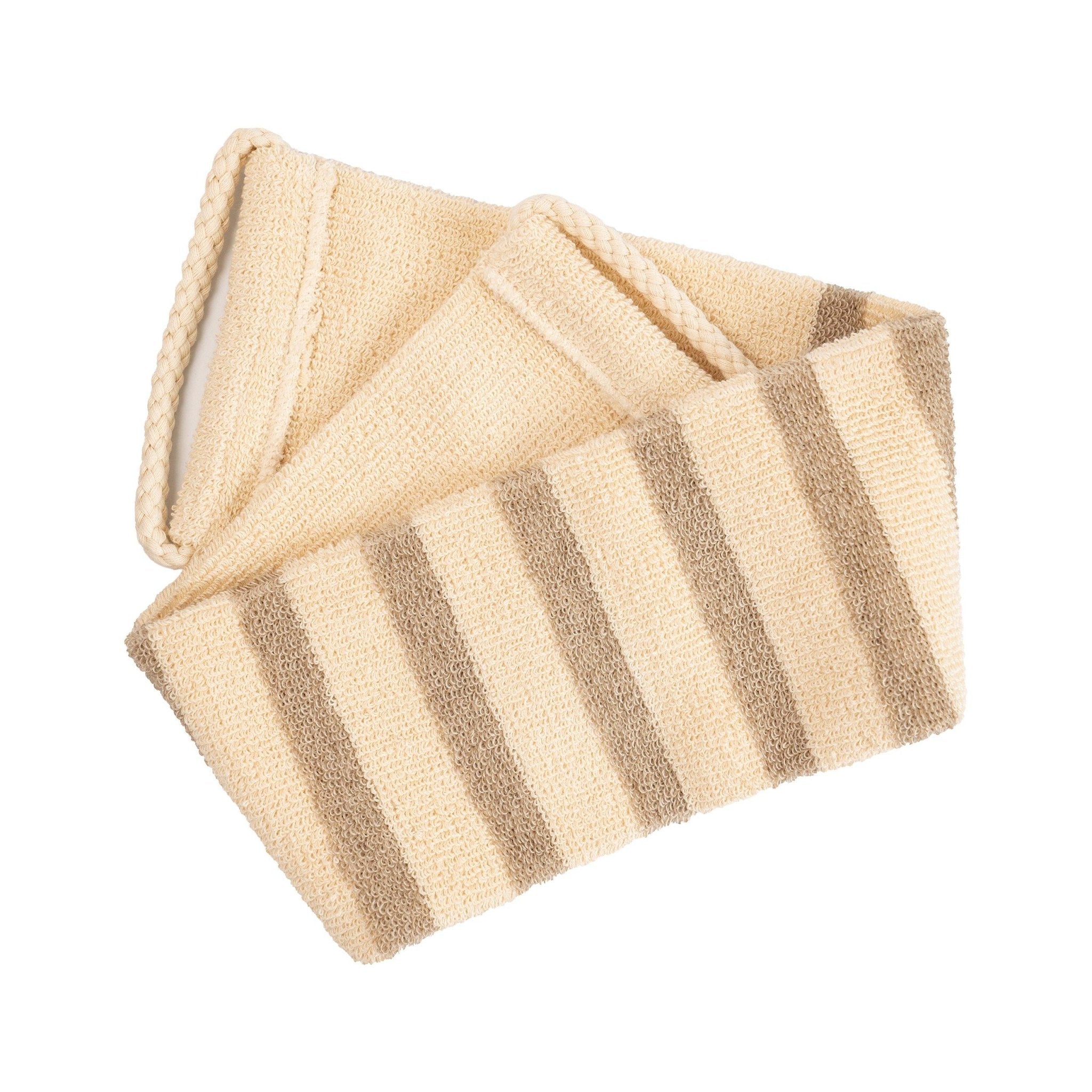 Organic Cotton & Linen Back Strap and Glove