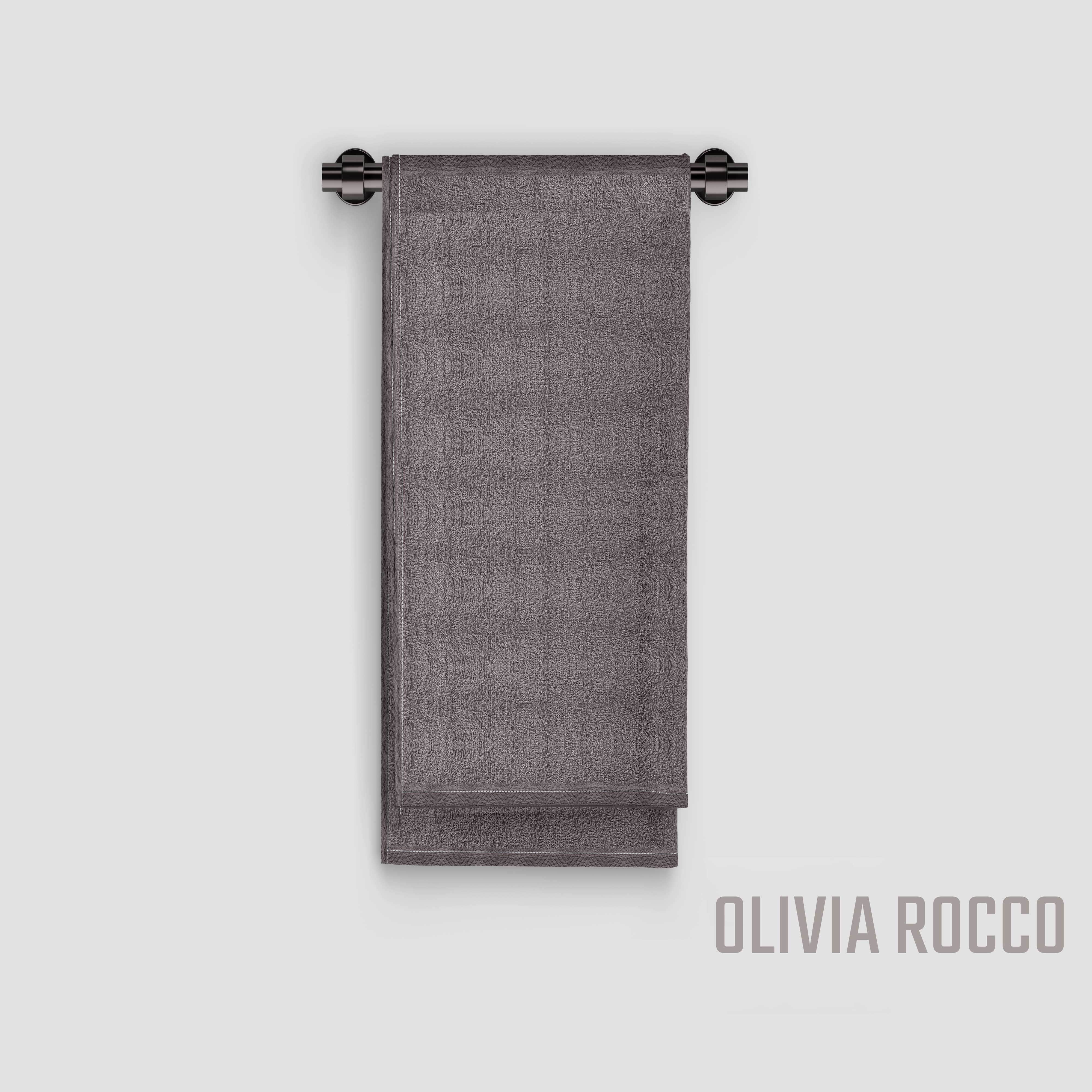 Pack of 4 Large Quick-Drying Lightweight Easycare Indus Valley Cotton Bath Sheets 80x140cm for Home Travel Gym Holidays Multiple Colours by OLIVIA ROCCO
