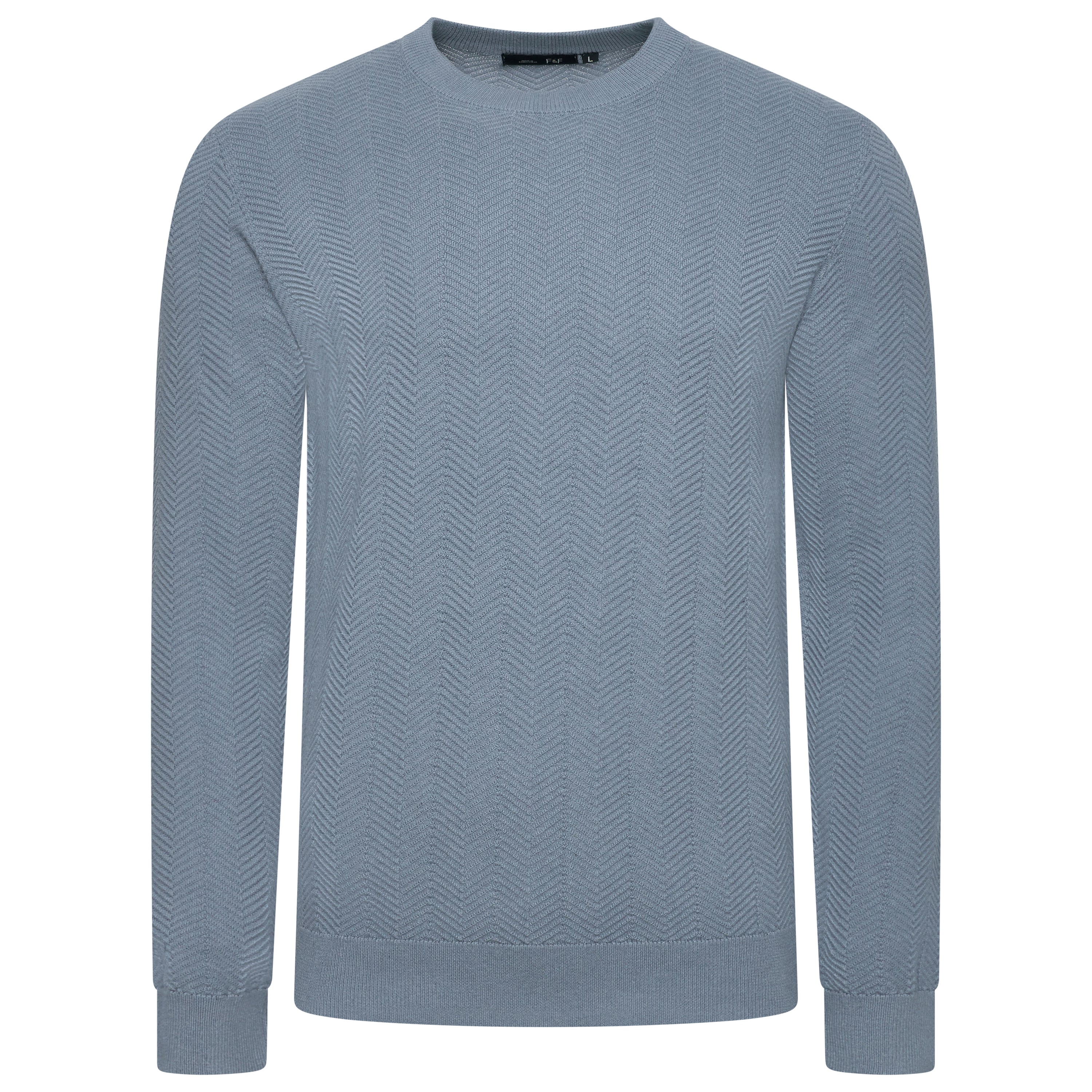 F&F Chevron Knit Pullover Jumper