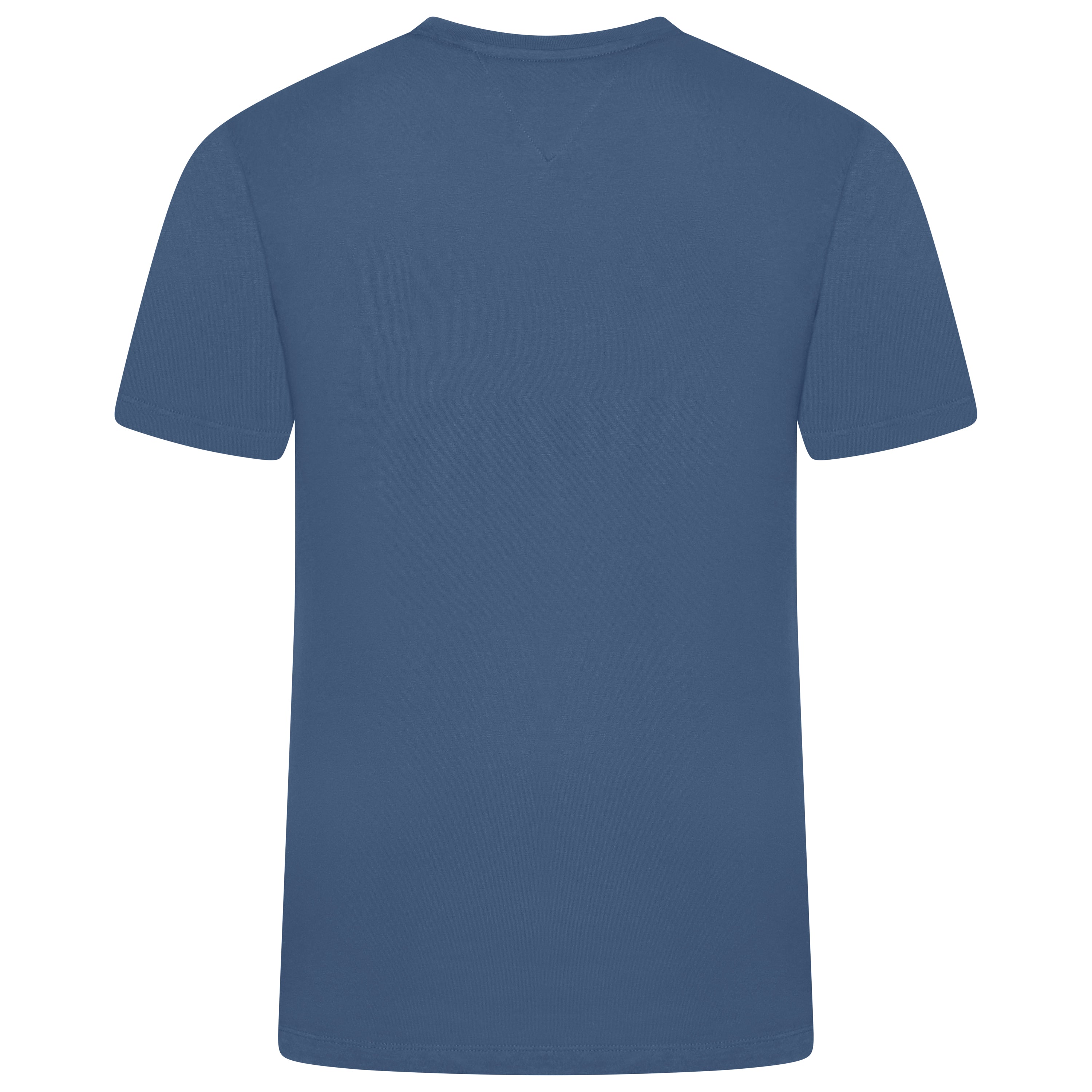 Tommy Hilfiger Flag Embroidery Fitted Crew Neck T-Shirt