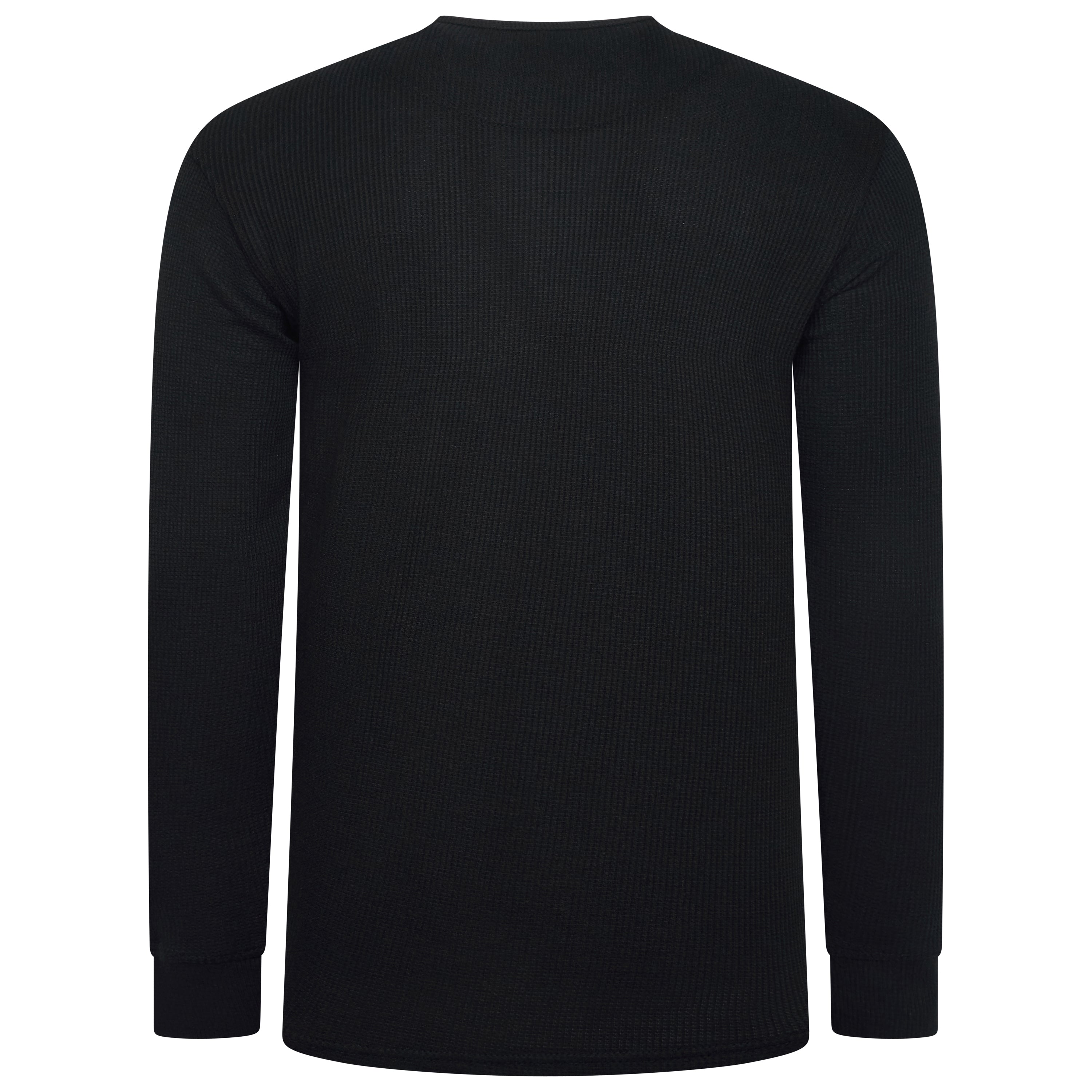 One Brand Crew Neck Waffle Knit T-Shirt