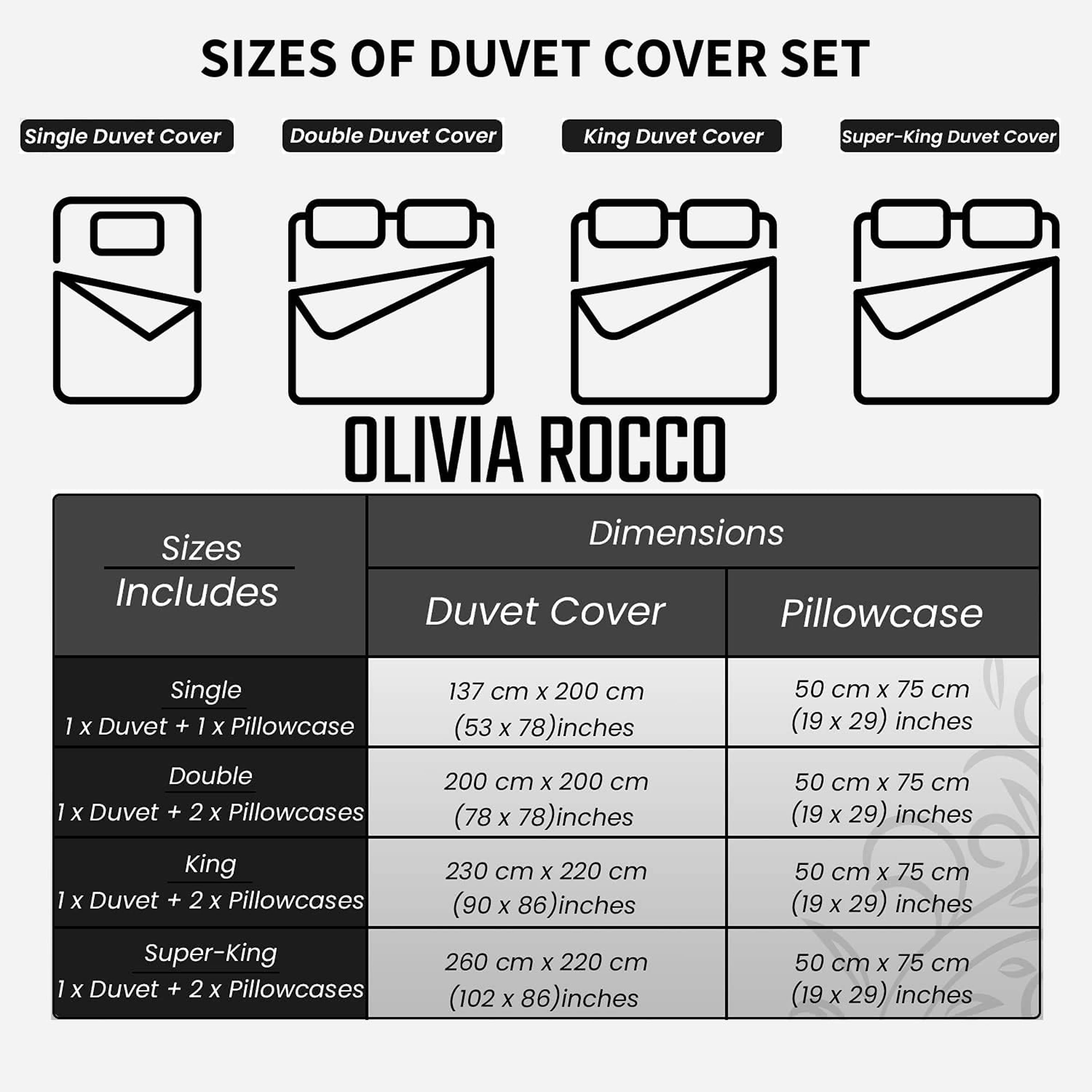 Pintuck Grey Microfibre Duvet Cover Set with Pillowcases Soft Breathable Easy Care Bedding Set Quilt Cover by OLIVIA ROCCO