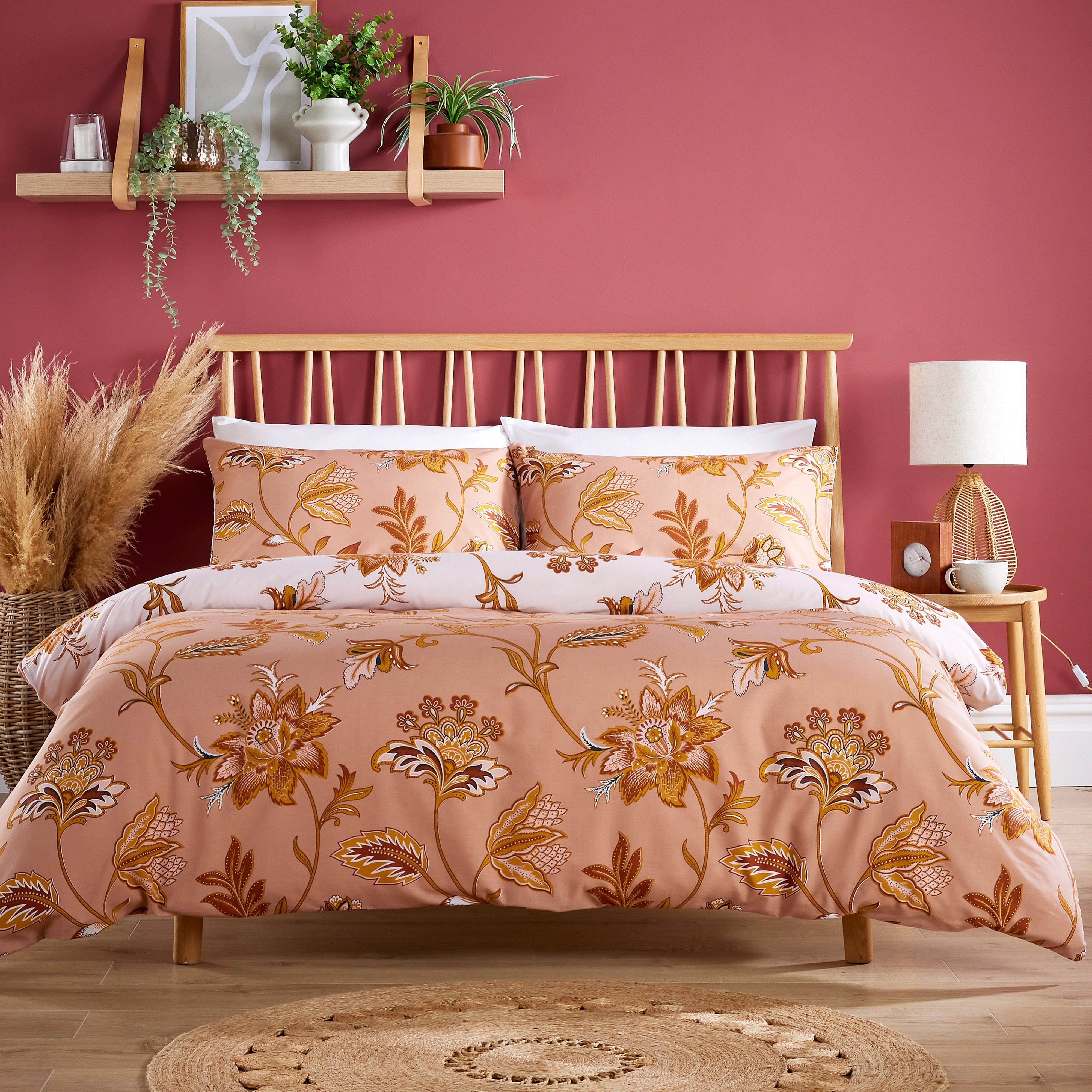 Shimla Duvet Cover Set Easy Care Quilt Covers with Pillowcases Super Soft Reversible Bedding Bed Linen Sets by OLIVIA ROCCO
