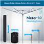 60M Rotary Airer Dryer Cover  Metal Spike