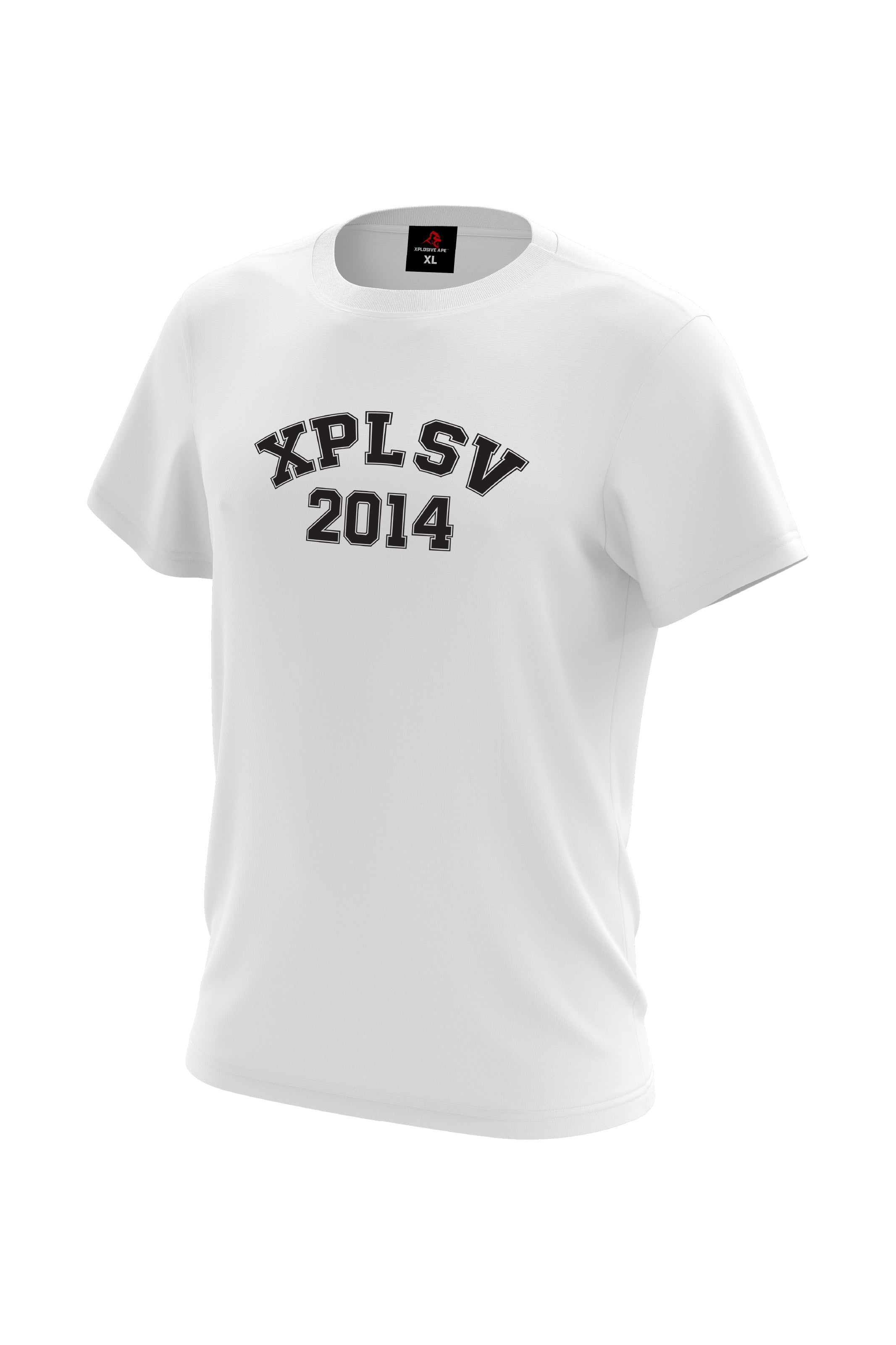 XAPE Campus Script Tee - White