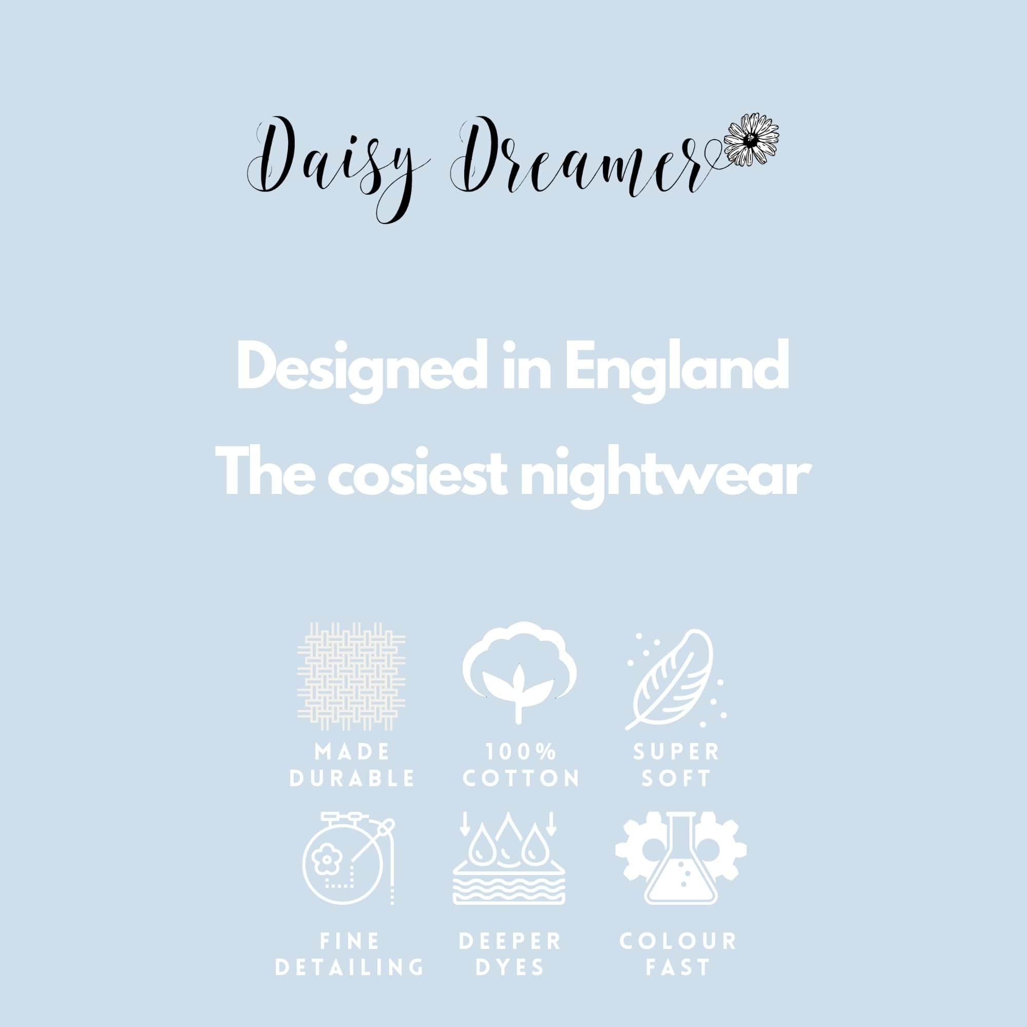 Women's Cotton Terry Towelling Bath Robe Zip Through Ultra Absorbent Soft and Luxurious Dressing Gown Perfect for Post Shower Relaxation by Daisy Dreamer
