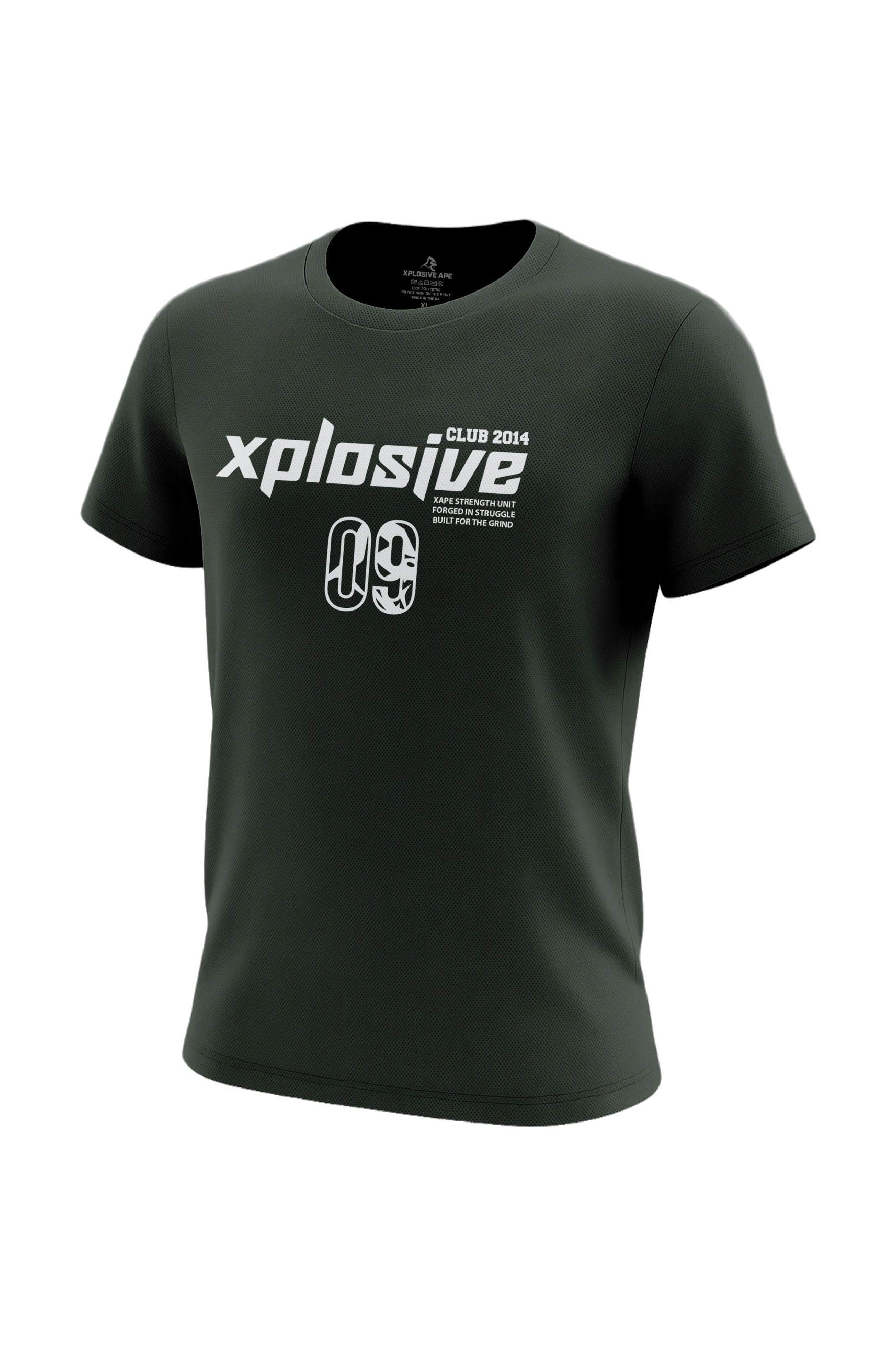 XAPE Strike Force Tech Tee - Forest Green